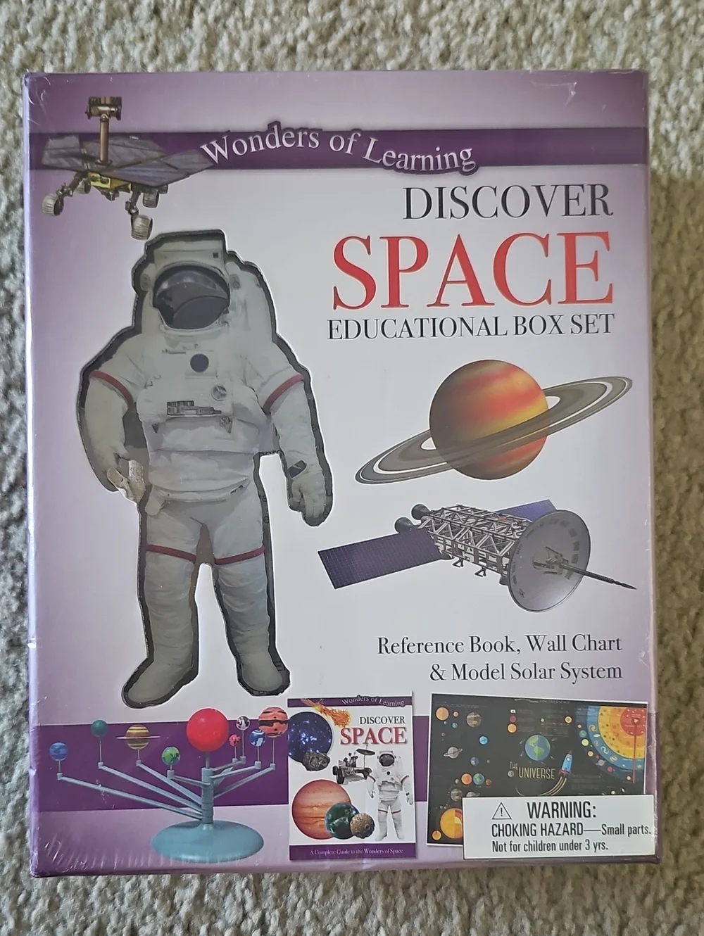 Discover Space Educational Box Set - White & Purple